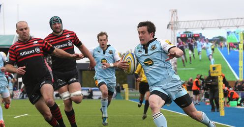 JAMIE ELLIOTT NORTHAMPTON SAINTS AVIVA PREMIERSHIP JAMIE ELLIOTT NORTHAMPTON SAINTS AVIVA PREMIERSHIP
