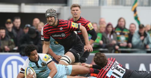 KEN PISI ALEX GOODE SARACENS NORTHAMPTON KEN PISI ALEX GOODE SARACENS NORTHAMPTON