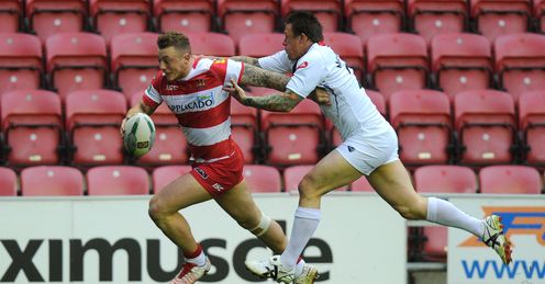 SUPER LEAGUE JOSH CHARNLEY WIGAN WARRIORS SUPER LEAGUE JOSH CHARNLEY WIGAN WARRIORS
