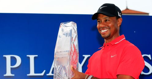 Tiger Woods after winning The Players
