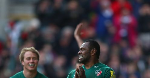 Vereniki Goneva Leicester Tigers Mathew Tait Vereniki Goneva Leicester Tigers Mathew Tait