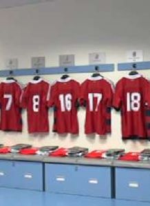 Behind the scenes - Lions dressing room Behind the scenes - Lions dressing room