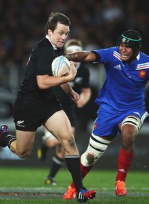 Ben Simth All Blacks break first test New Zealand France 2013 Ben Simth All Blacks break first test New Zealand France 2013