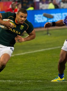 Bryan Habana from South Africa v Samoa Bryan Habana from South Africa v Samoa