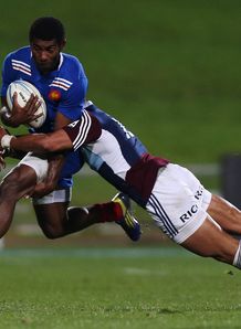 France wing Noa Nakaitaci taking contact France wing Noa Nakaitaci taking contact
