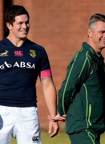 Francois Louw at Springbok training Francois Louw at Springbok training