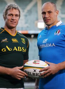 Jean de Villiers Sergio Parisse Durban Jean de Villiers Sergio Parisse Durban