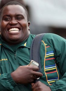 Trevor Nyakane arriving for Springbok debut Trevor Nyakane arriving for Springbok debut