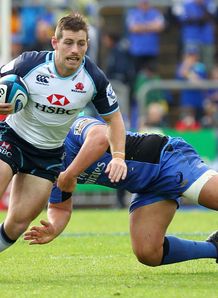 Waratahs back Bernard Foley on a run Waratahs back Bernard Foley on a run