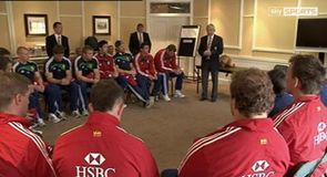 Lions 2009 - Handed the jersey