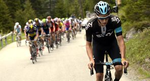 Team Sky were full of riding on the final climb on stage seven