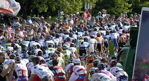 The fans were out in force on stage five