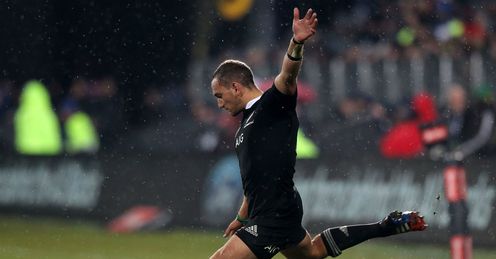 Aaron Cruden penalty New Zealand v France Aaron Cruden penalty New Zealand v France