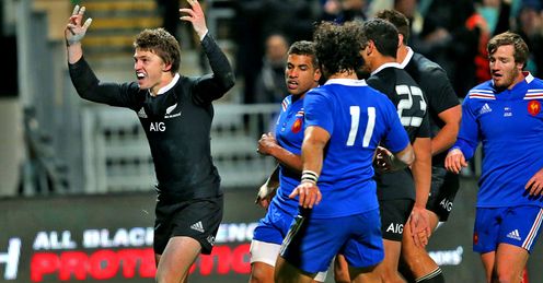 Beauden Barrett - New Zealand v France 3rd Test Beauden Barrett - New Zealand v France 3rd Test
