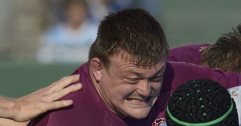 England s prop David Wilson England s prop David Wilson