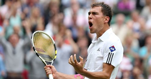 Jerzy Janowicz: fired 16 aces and 34 winners in his victory over Jurgen Melzer