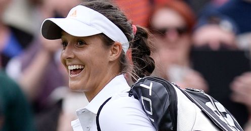 Laura Robson: 'I've only made the second round once so it was a big win'.