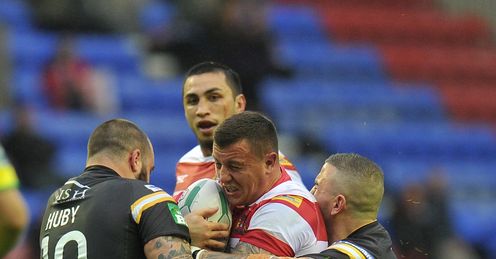 CHRIS TUSON WIGAN WARRIORS CASTLEFORD TIGERS CHRIS TUSON WIGAN WARRIORS CASTLEFORD TIGERS