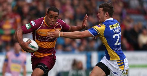 HUDDERSFIELD GIANTS THOMAS MINNS LEEDS RHINOS LEROY CUDJOE HUDDERSFIELD GIANTS THOMAS MINNS LEEDS RHINOS LEROY CUDJOE