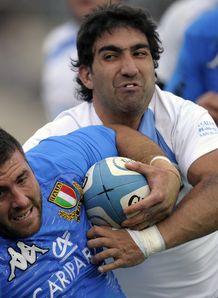 Gabriel Ascarate making a tackle Gabriel Ascarate making a tackle