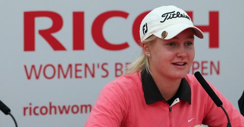 Hull: the 17-year-old English player has received a Solheim Cup pick