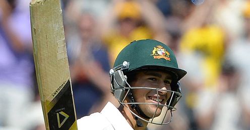 Ashton Agar: came within two runs of scoring his maiden Test century on debut