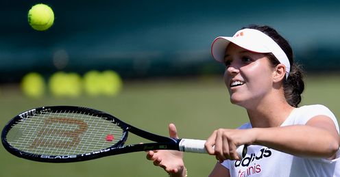 Laura Robson: aiming to become the first British woman in 29 years to reach the quarter-finals