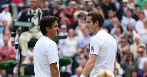 Verdasco and Murray: played out a thriller on Centre Court