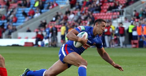 RUGBY LEAGUE SUPER LEAGUE SALFORD CITY STADIUM Paul Sykes Wakefield Wildcats RUGBY LEAGUE SUPER LEAGUE SALFORD CITY STADIUM Paul Sykes Wakefield Wildcats