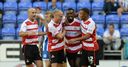 All square at the DW Stadium