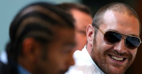 Fury: the heavyweight (R) will benefit from Cunningham's help, says Glenn