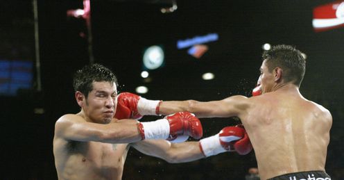 Barrera (L) and Morales engaged in some epic bouts, says Glenn