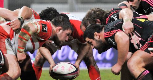 Putting the ball in straight is vital for a proper scrum