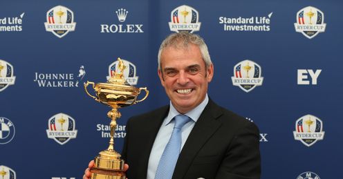 McGinley: with the Ryder Cup less than a year away, the Team Europe captain is busy but excited