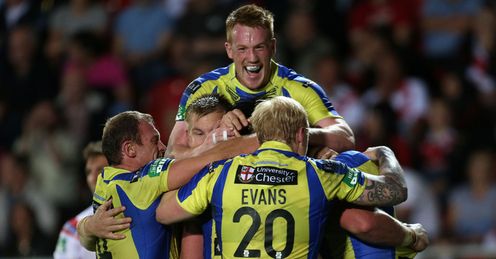 St Helens v Warrington Trent Waterhouse group celeb St Helens v Warrington Trent Waterhouse group celeb