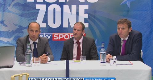 Nasser Hussain, Andrew Strauss and Mike Atherton in the Ashes Zone