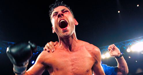 Darren Barker: celebrates his dream coming true