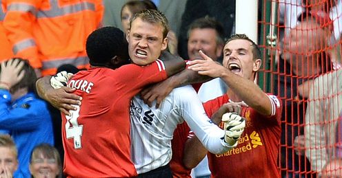 Simon Mignolet: denied Stoke on opening day, but can Liverpool break duck at stoke