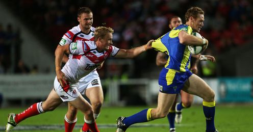 SUPER LEAGUE LANGTREE PARK JOEL MONAGHAN WARRINGTON WOLVES STUART HOWARTH ST HELENS SUPER LEAGUE LANGTREE PARK JOEL MONAGHAN WARRINGTON WOLVES STUART HOWARTH ST HELENS