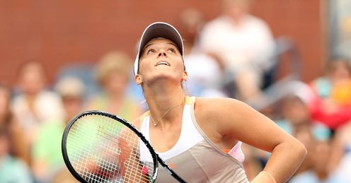 Looking up: Laura Robson and British tennis are off to a flyer.