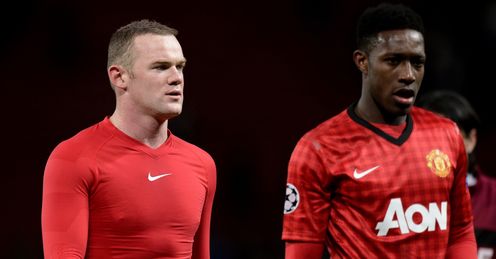 Rooney and Welbeck: Team-mates - and rivals
