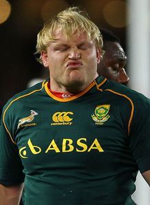 Adriaan Strauss close up Springboks Adriaan Strauss close up Springboks