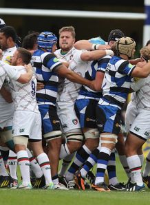 Bath v Leicester Tigers fight 2013 rec Bath v Leicester Tigers fight 2013 rec