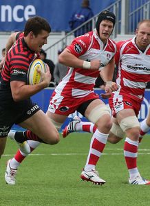 Joel Tomkins Try v Gloucester Joel Tomkins Try v Gloucester