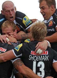 Aviva Premiership: Exeter Chiefs bounce back to winning way against London Wasps Aviva Premiership: Exeter Chiefs bounce back to winning way against London Wasps