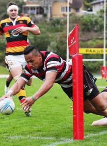 Toni Pulu scores a try Counties Manukau v Waikato Toni Pulu scores a try Counties Manukau v Waikato