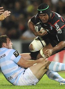 Toulouse flanker Thierry Dusautoir R v Racing Metro Toulouse flanker Thierry Dusautoir R v Racing Metro