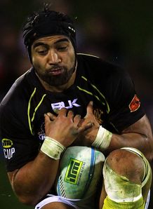 Victor Vito claiming a ball for Wellington Victor Vito claiming a ball for Wellington