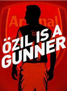 Signed Ozil Poster