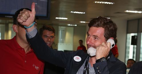 Andre Villas-Boas: completing another deal, this time on the BGC Charity Day